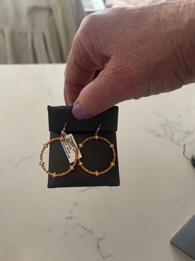 Freda Rothman Crystal Hoop Earrings - Women's Fashion Jewelry